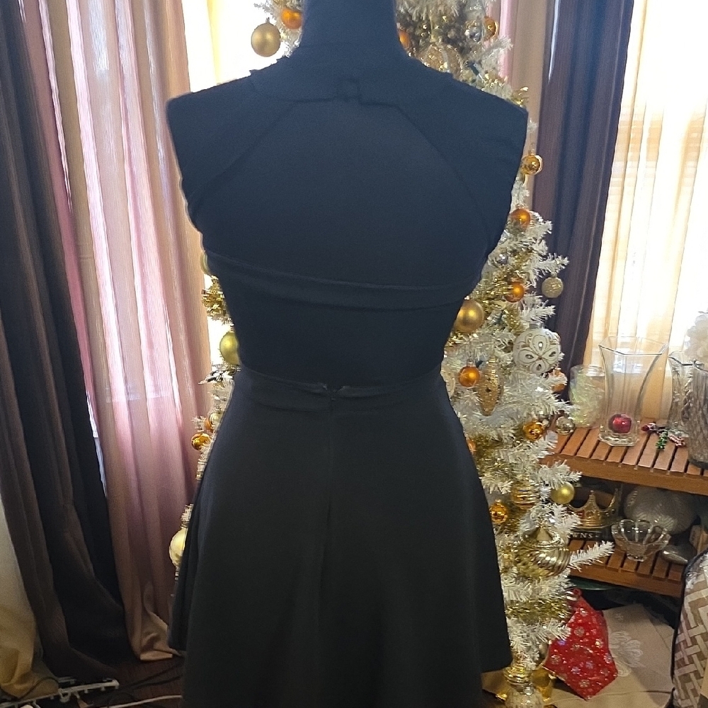 Elegant Black Mini Dress - Picture 10 of 16